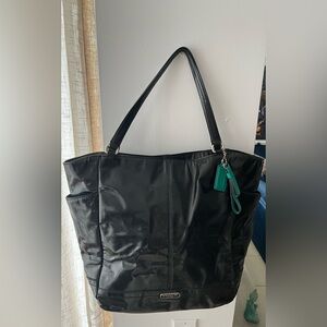 Coach Park Patent Carrie Tote Bag